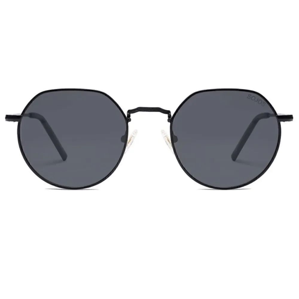 Round Polygon Frame Sunglasses - Picture 2 of 3